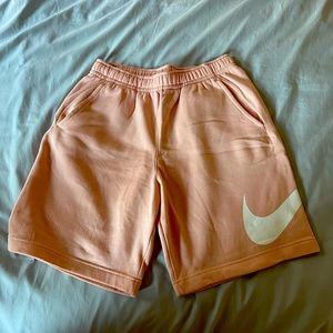 Pink Nike shorts size medium
